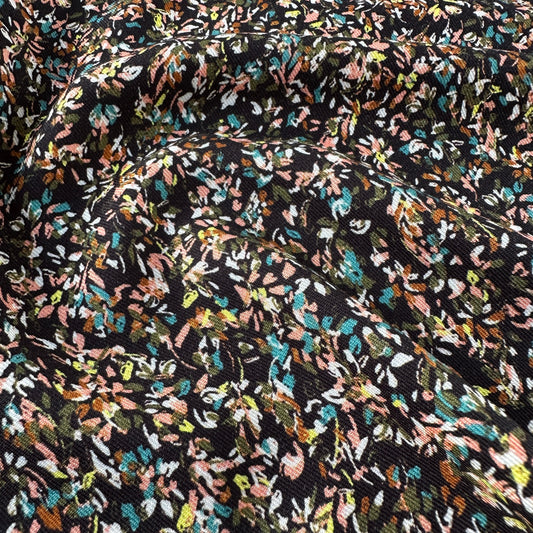 Ditsy Floral Viscose Twill Fabric