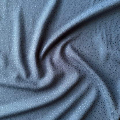 Dobby Ecovero Viscose Fabric in Denim Blue