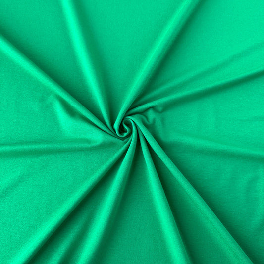 Emerald Green Viscose Jersey Fabric