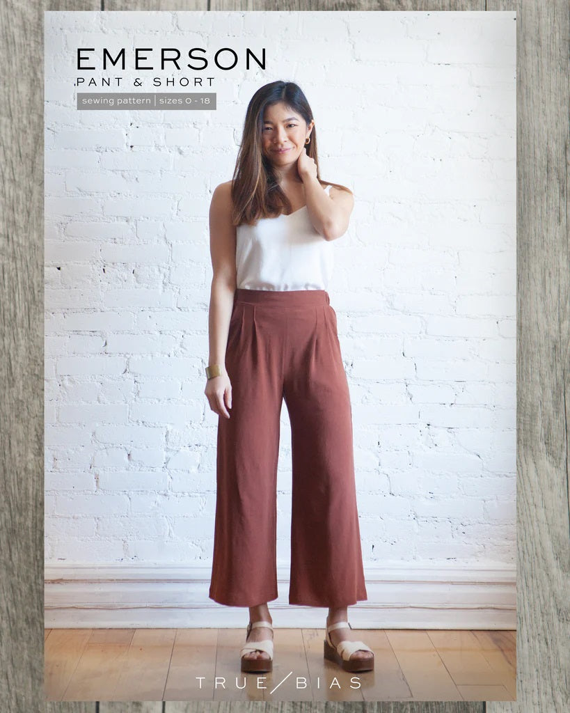 Emerson Pants & Shorts Sewing Pattern - True Bias