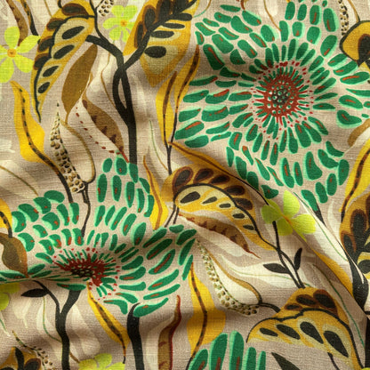 Emma Viscose Linen Fabric