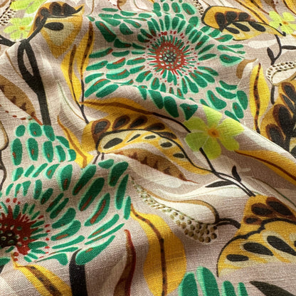 Emma Viscose Linen Fabric