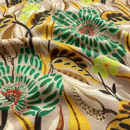 Emma Viscose Linen Fabric