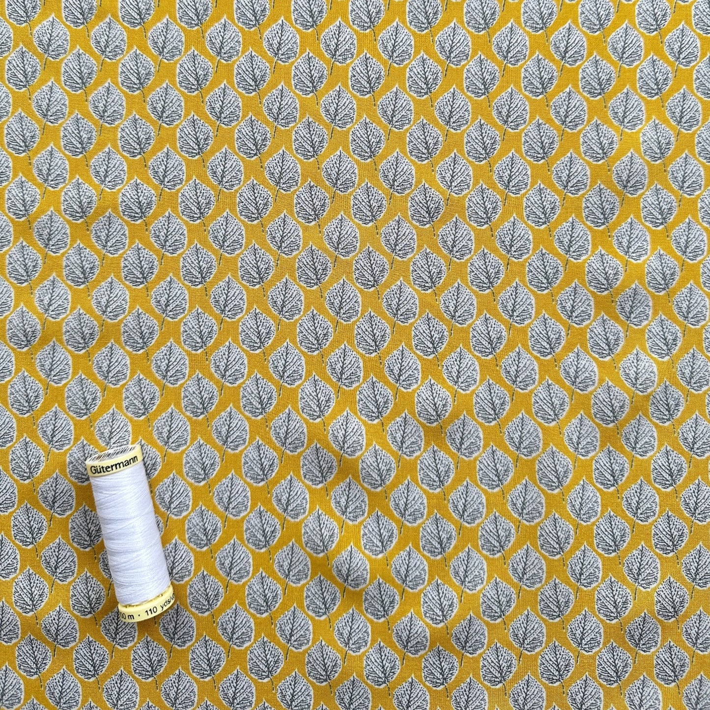 Eva Viscose Fabric in Yellow