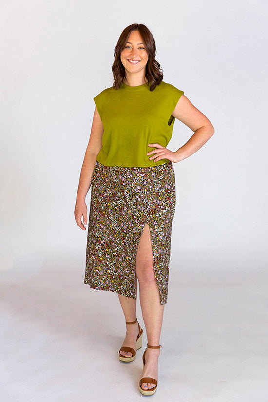 Evelyn Skirt Sewing Pattern - Chalk and Notch
