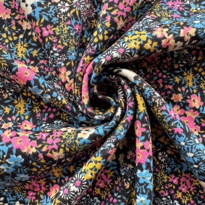 Floral Cotton Jersey Fabric