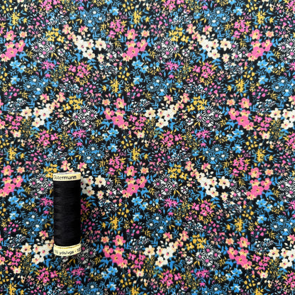 Floral Cotton Jersey Fabric