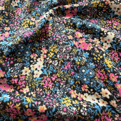 Floral Cotton Jersey Fabric