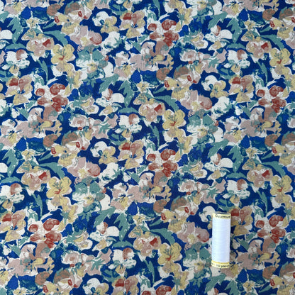 Floral Viscose Twill Fabric