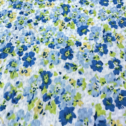 Floral Cotton Seersucker Fabric (Ex Designer)