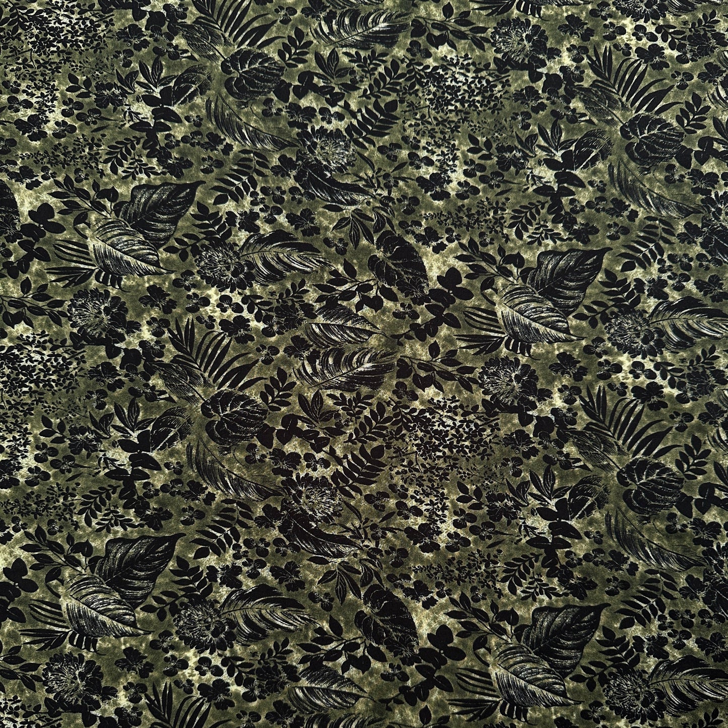 Foliage Lyocell Fabric in Green