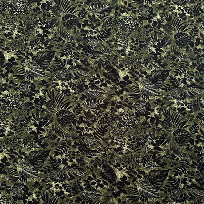 Foliage Lyocell Fabric in Green