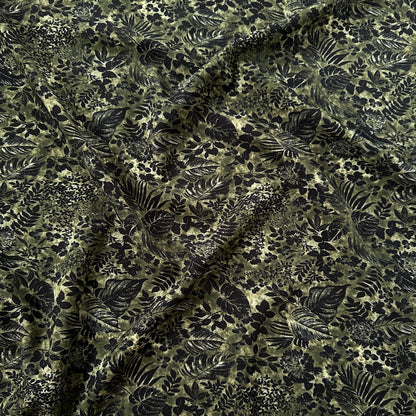 Foliage Lyocell Fabric in Green