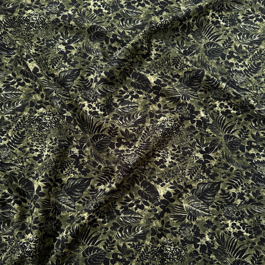 Foliage Lyocell Fabric in Green