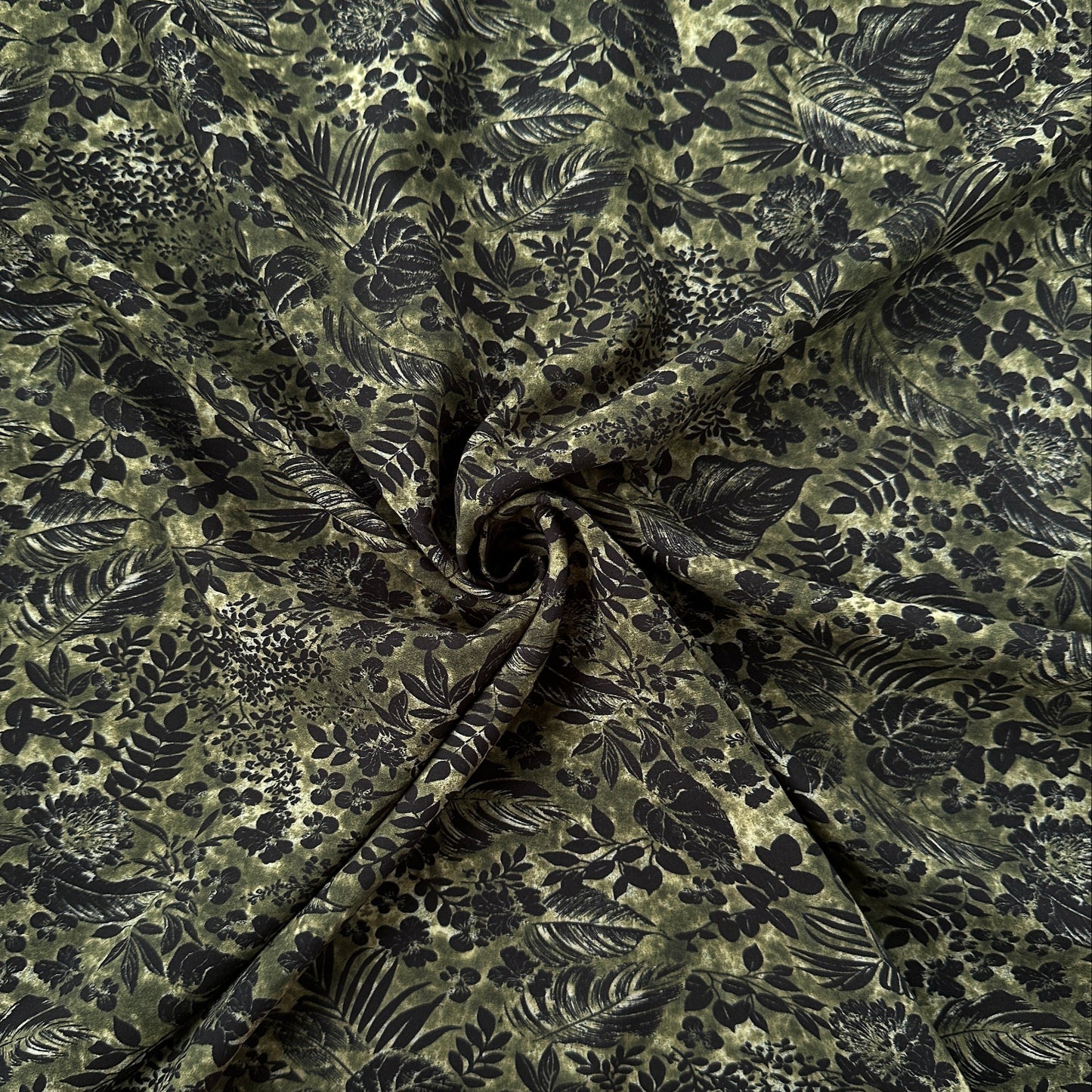 Foliage Lyocell Fabric in Green