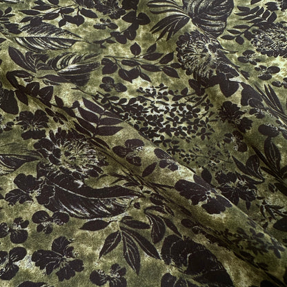 Foliage Lyocell Fabric in Green