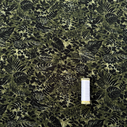 Foliage Lyocell Fabric in Green
