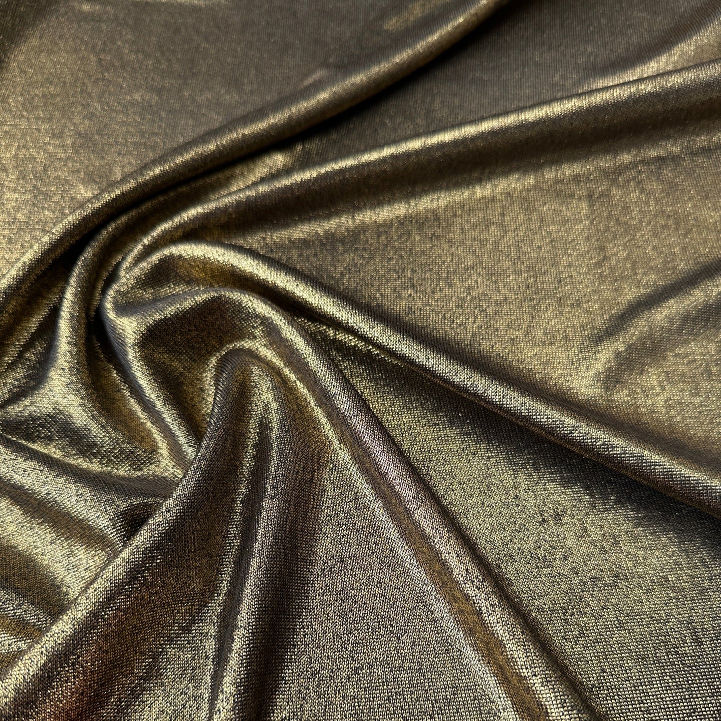 Gold Knitted Jersey Fabric