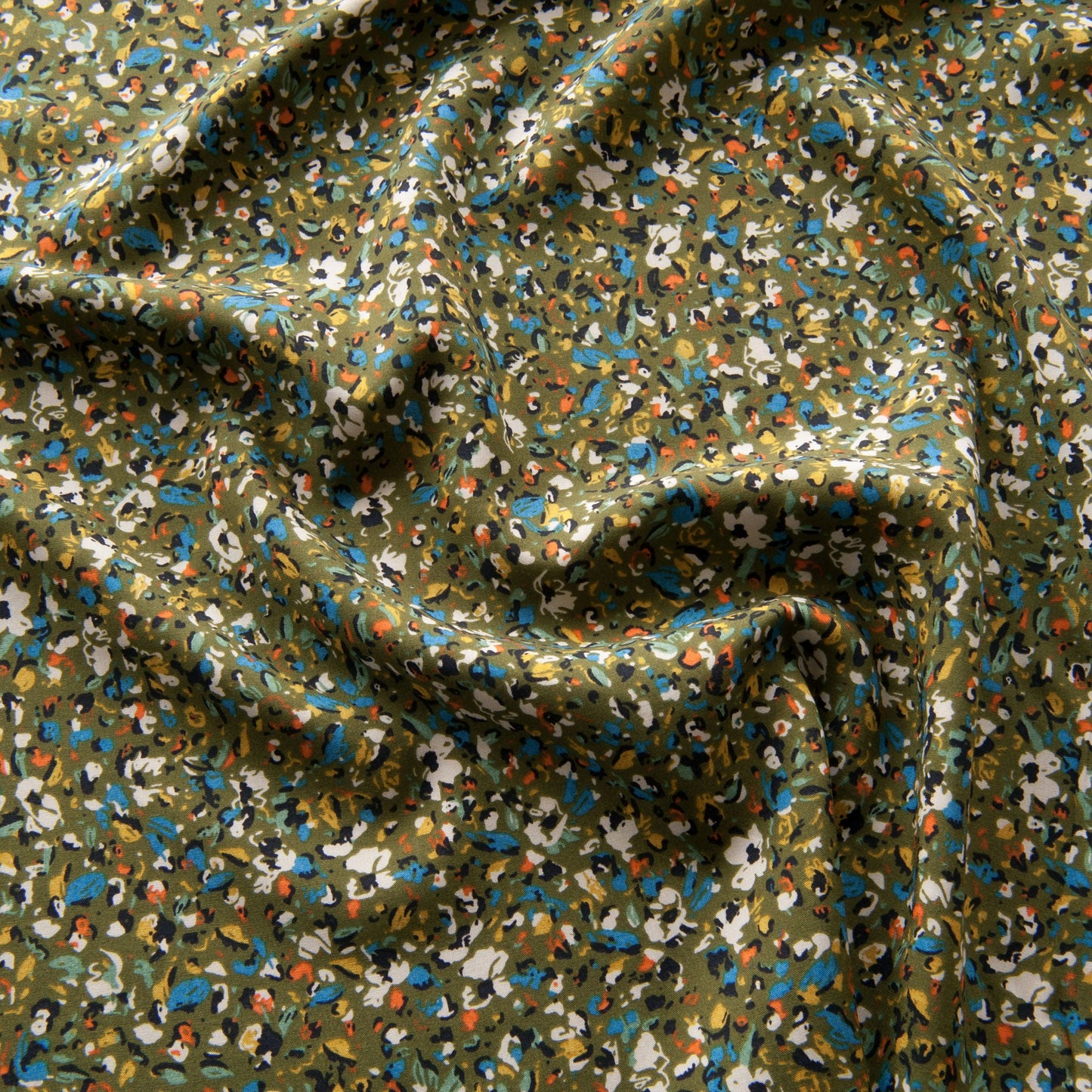 Hazel Viscose Fabric in Khaki - 2.1m Piece
