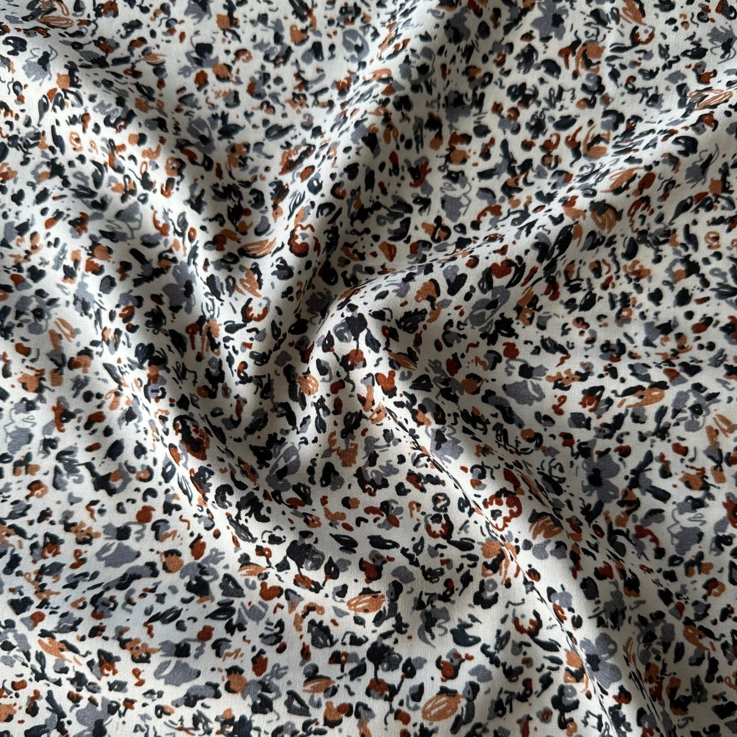 Hazel Viscose Fabric in Cream - 40cm Piece