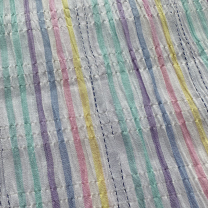 Pastel Stripe Cotton Fabric