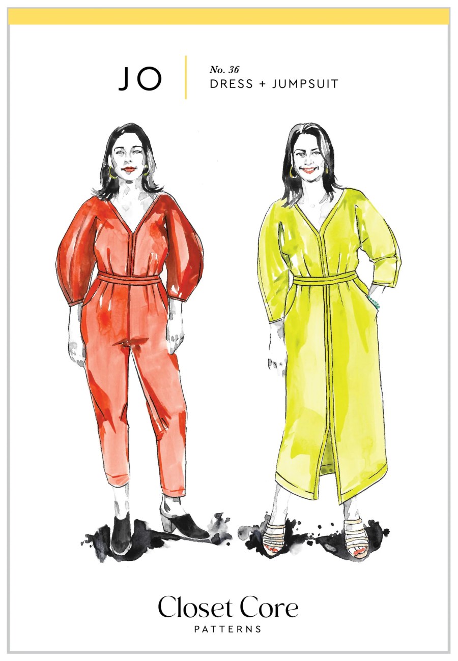 Jo Dress and Jumpsuit Sewing Pattern - Closet Core Patterns