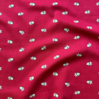 Ladies Faces Linen Cotton Blend Fabric (Ex Designer)