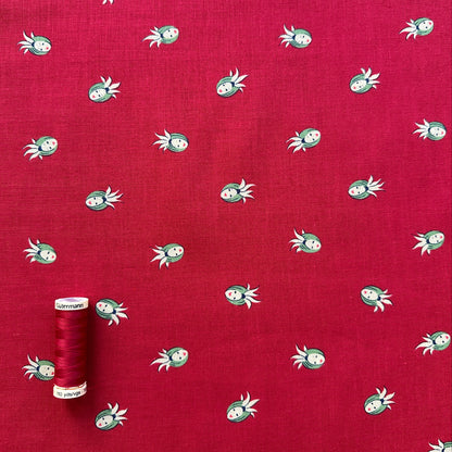 Ladies Faces Linen Cotton Blend Fabric (Ex Designer)