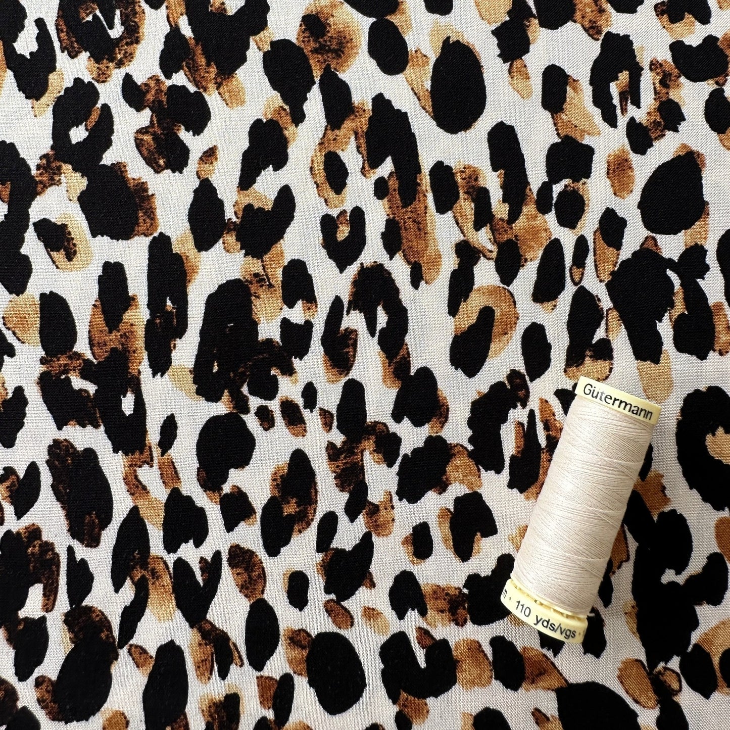 Leopard Viscose Fabric