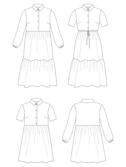 Lyra Dress Sewing Pattern - Tilly and the Buttons