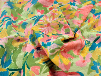 Georgia Linen Viscose Fabric in Pistachio - Fabric Godmother