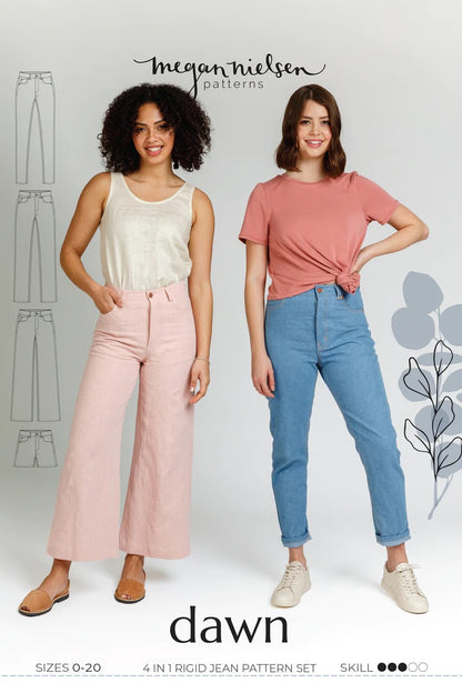 Dawn Jeans Sewing Pattern by Megan Nielsen Patterns