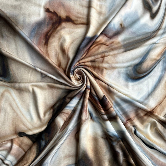 Marble Viscose Jersey Fabric