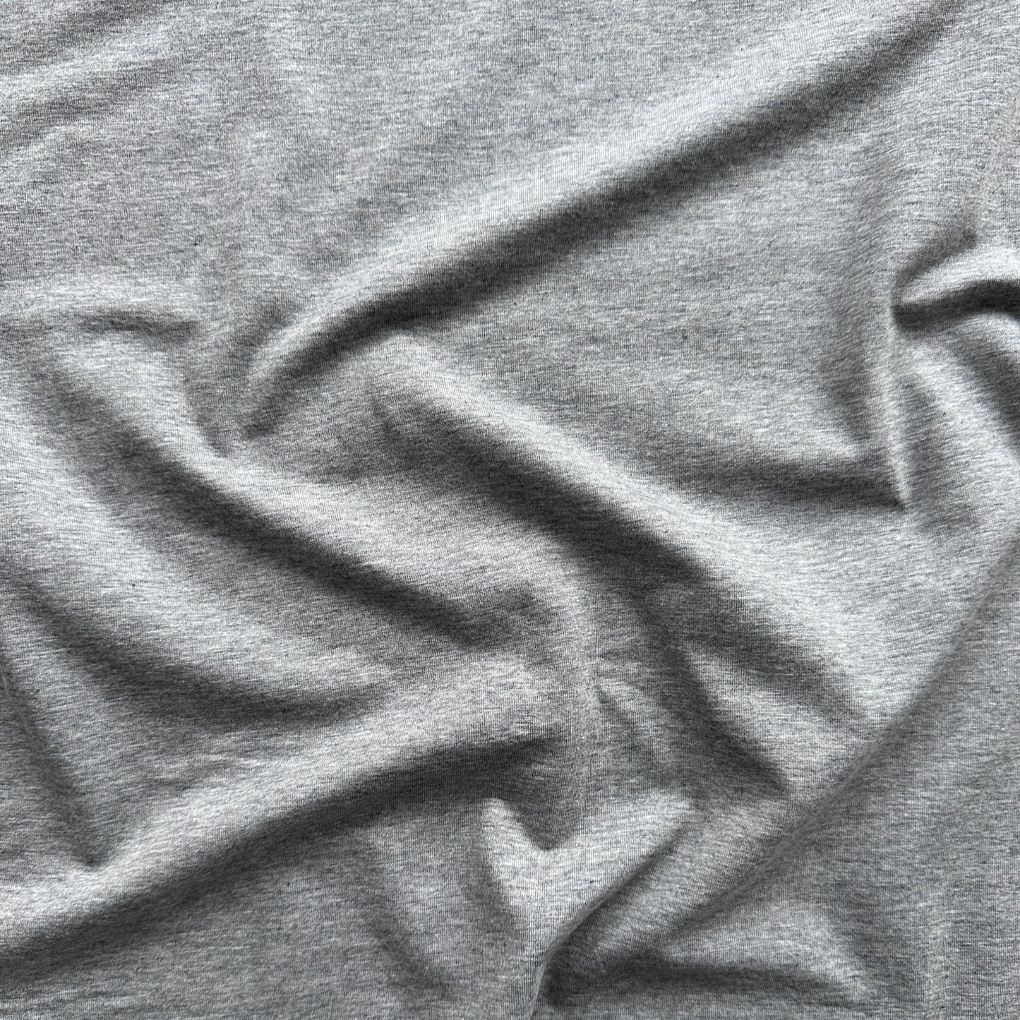 Marl Grey Cotton Jersey Fabric