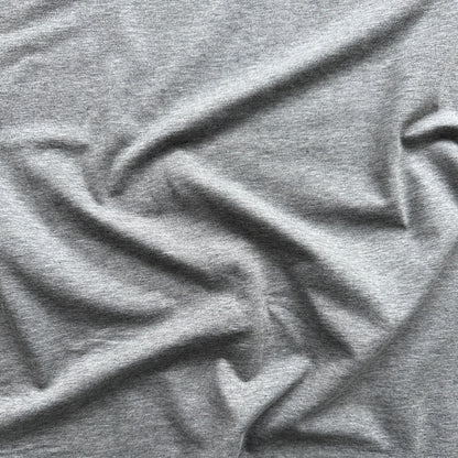 Marl Grey Cotton Jersey Fabric - 1.8m Piece