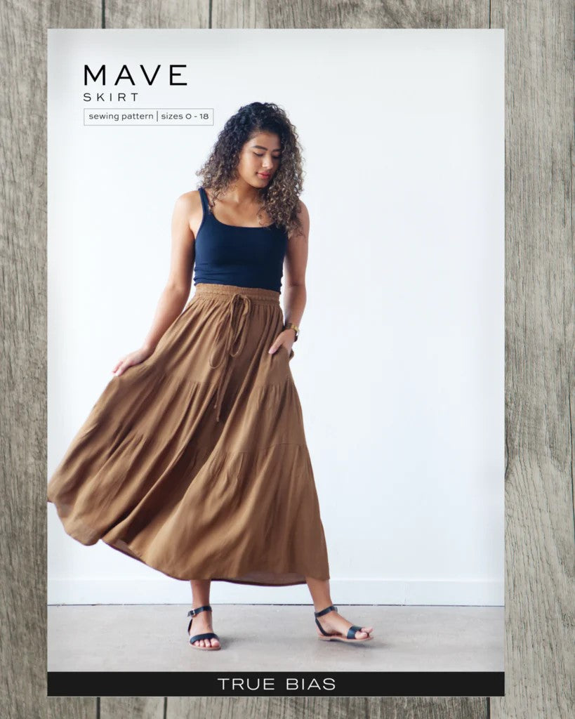 Mave Skirt Sewing Pattern (Size 0 - 18) - True Bias