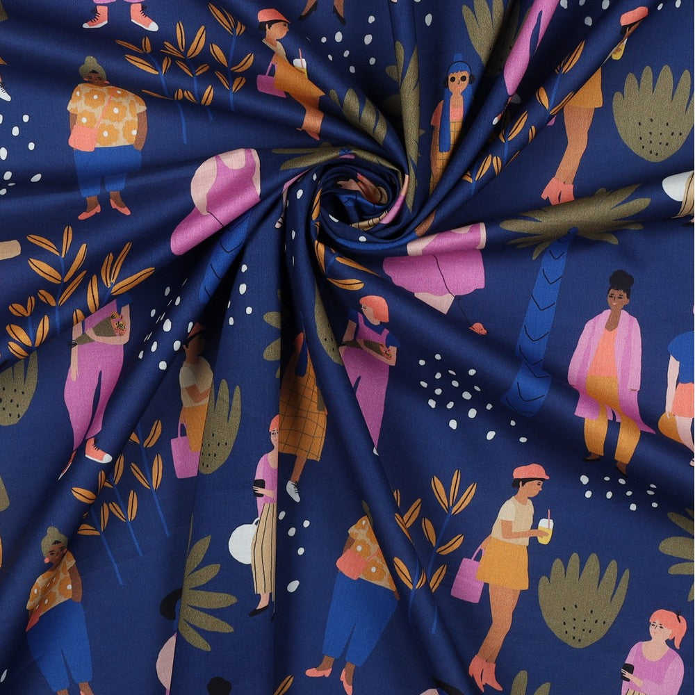 Millenial Summer Cotton Voile Fabric - Nerida Hansen - 30cm Piece
