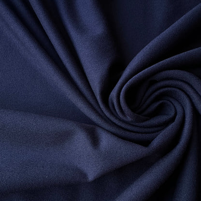 Navy Viscose Jersey Fabric