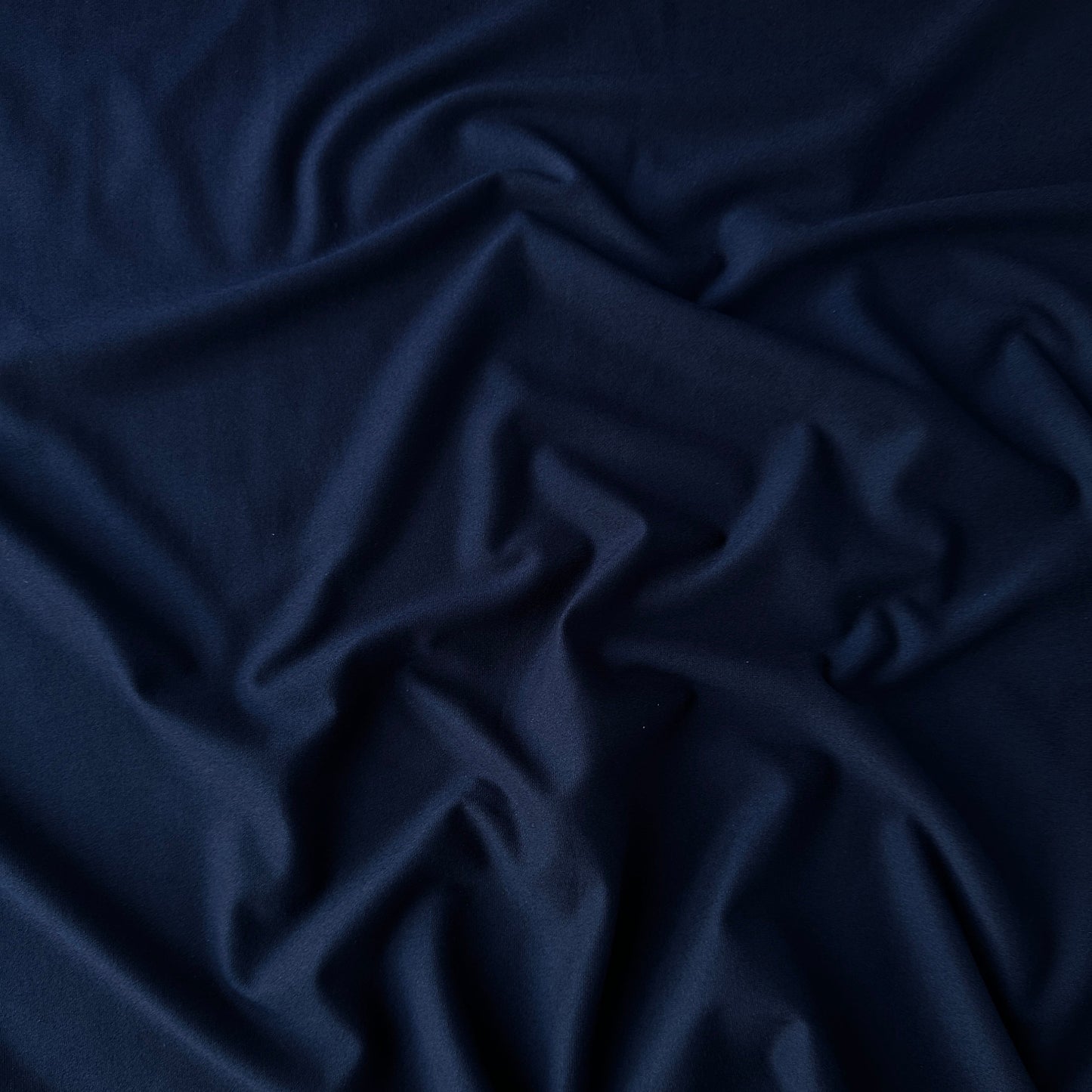 Navy Viscose Jersey Fabric
