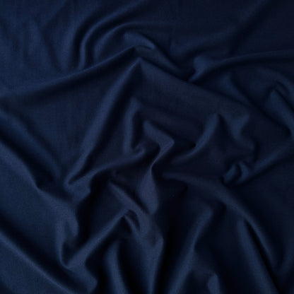 Navy Viscose Jersey Fabric