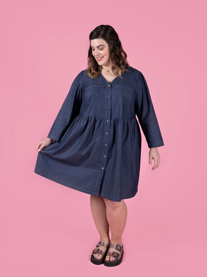 Nell Blouse and Dress Sewing Pattern - Tilly and the Buttons