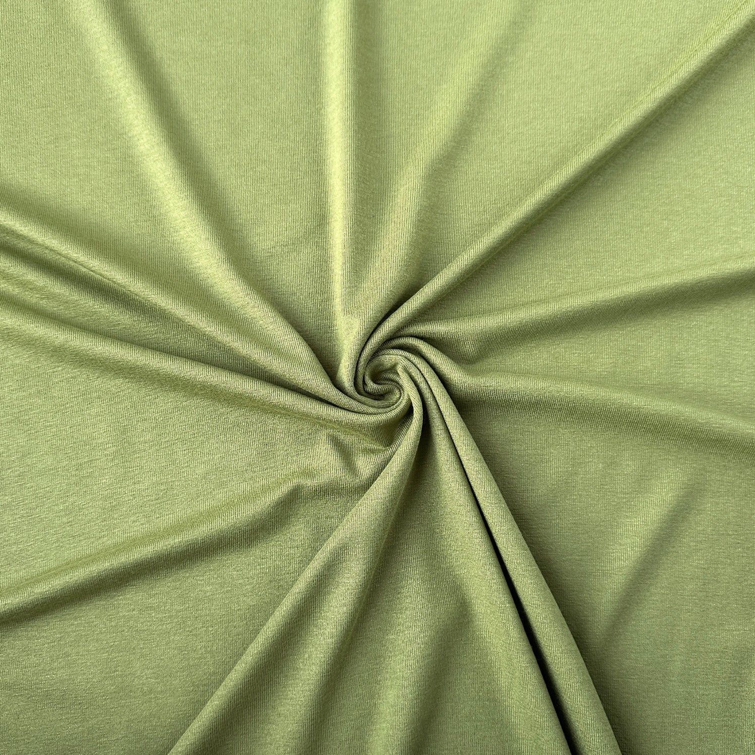 Olive Green Viscose Jersey Fabric