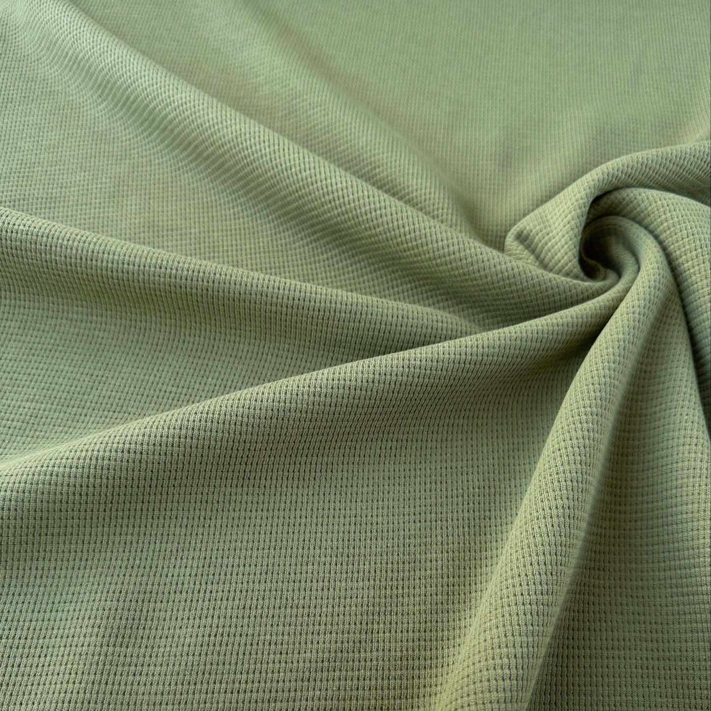 texture of waffle knit cotton fabric