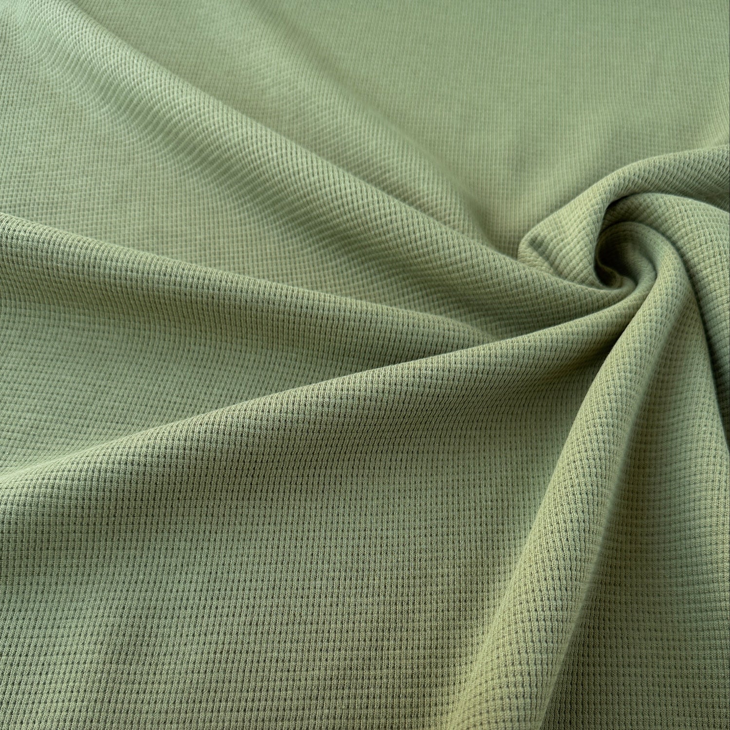 texture of waffle knit cotton fabric