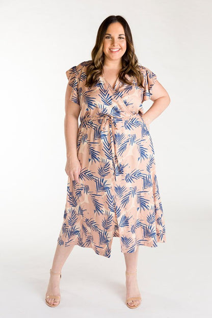 Orchid Midi Dress Sewing Pattern - Chalk and Notch