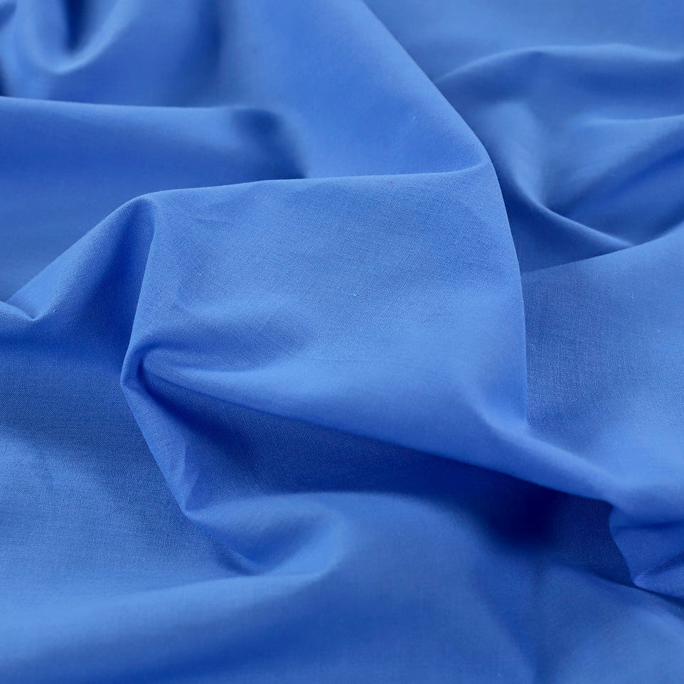 Palma Cotton Lawn Fabric in Periwinkle - Fabric Godmother - 1.9m Piece 2