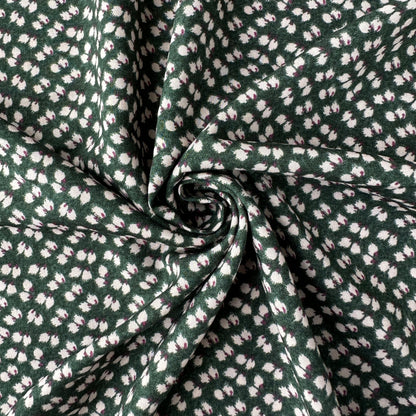 Petal Viscose Fabric in Green