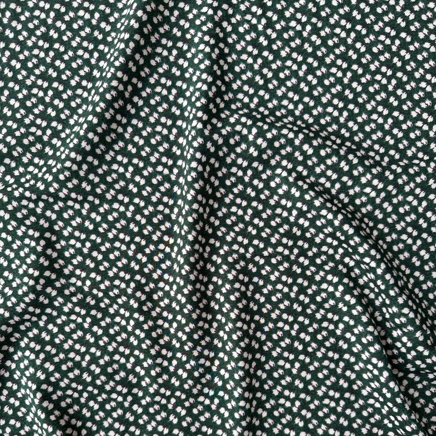 Petal Viscose Fabric in Green