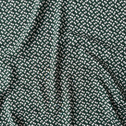 Petal Viscose Fabric in Green