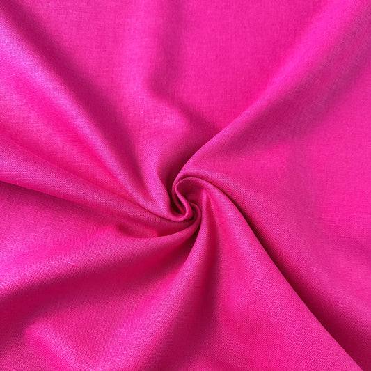 Pink Viscose Linen Fabric